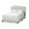 Baxton Studio Vivienne Modern Light Beige Upholstered Full Size Bed 146-8239 - alternate 6